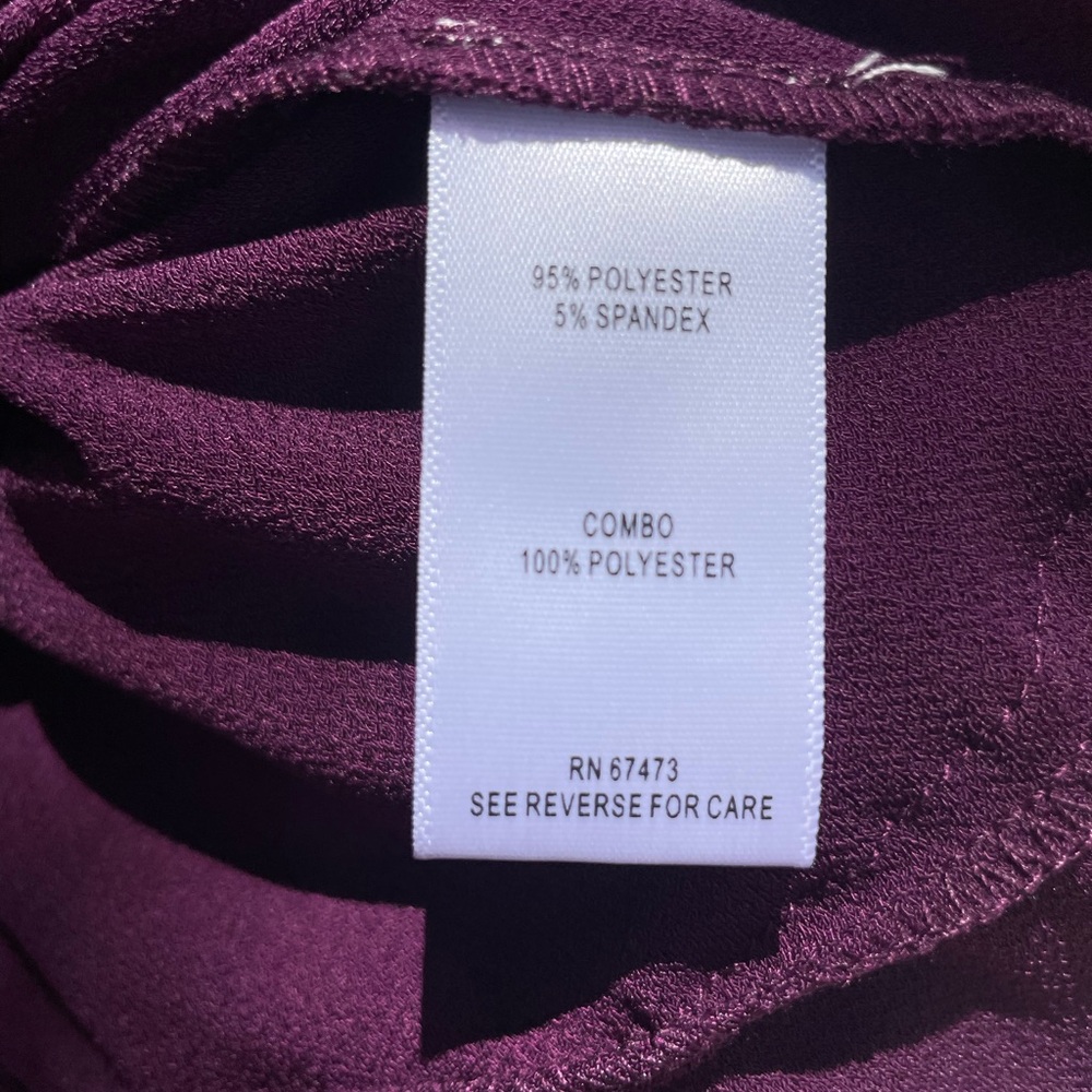 Deep Purple Ruffled Dress - Picture 11 of 12